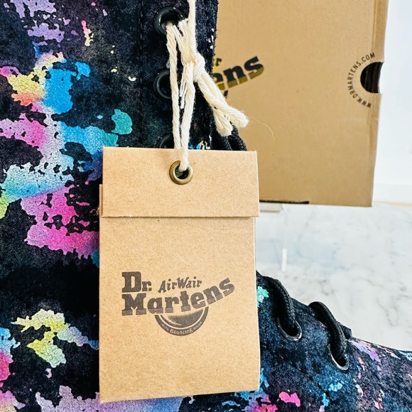 Dr. Martens 1460 PASCAL CONFETTI SUEDE LACE UP BOOTS - Picture 2 of 10